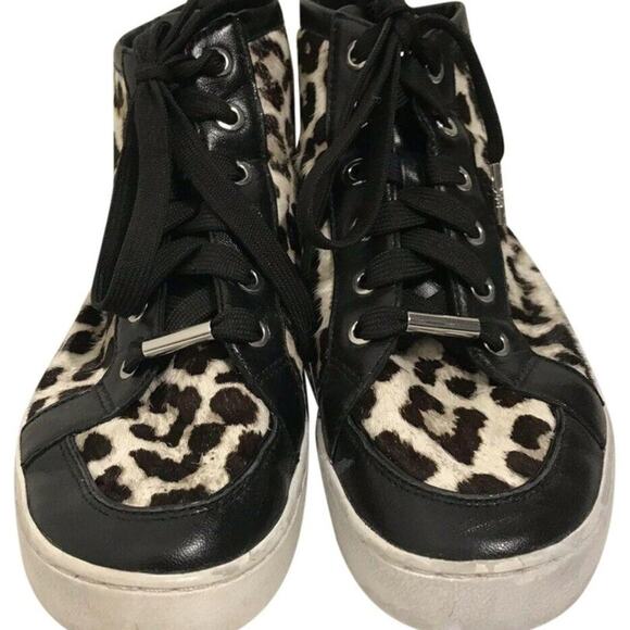 Michael Kors Shoes - MICHAEL KORS Mid Top Pony hair Sneakers Size 6